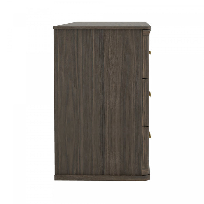 Clifford Traditional Dresser in Walnut (6-Drawer)