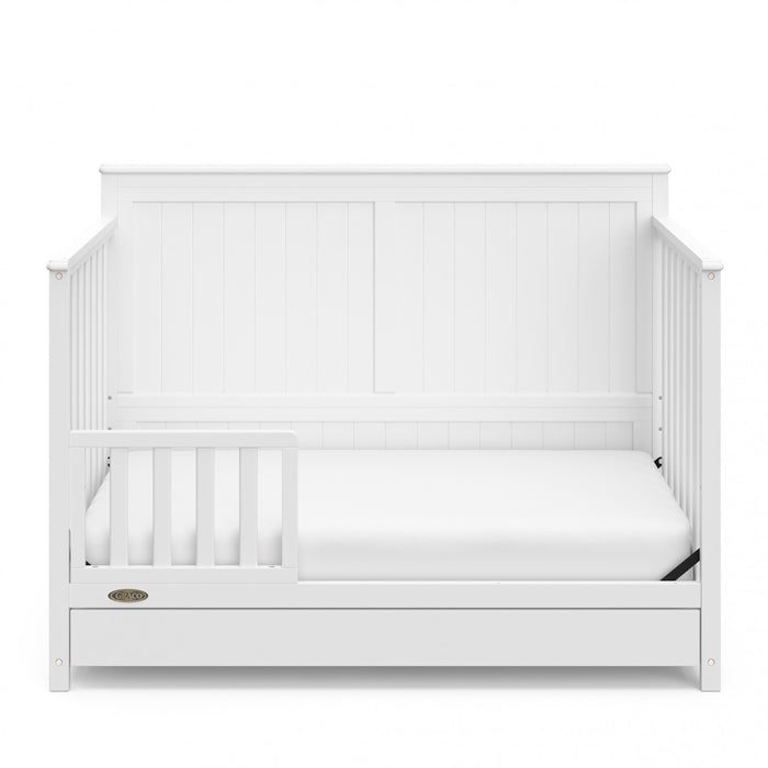 Graco Hadley 5-in-1 Convertible Crib with Drawer - White