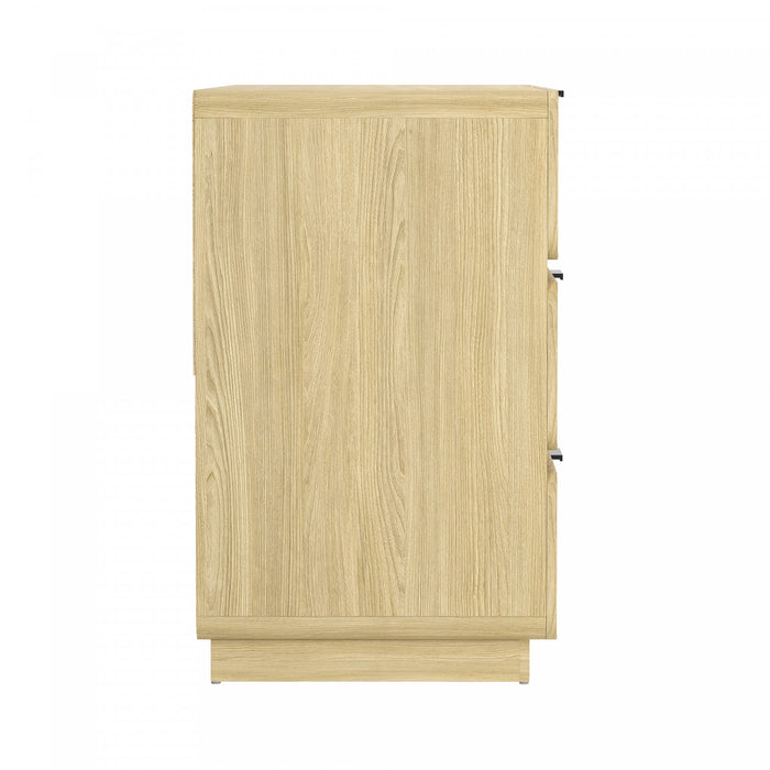 Chrystie Contemporary Modern 60\" Dresser in Natural (6-Drawer)