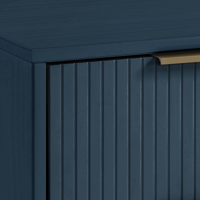 Granville Modern 3-Piece Dresser Set in Midnight Blue