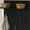 Porto Entryway Wall-Mounted Coat Rack with Shelf | Porte-manteau mural d’entree Porto avec tablette
