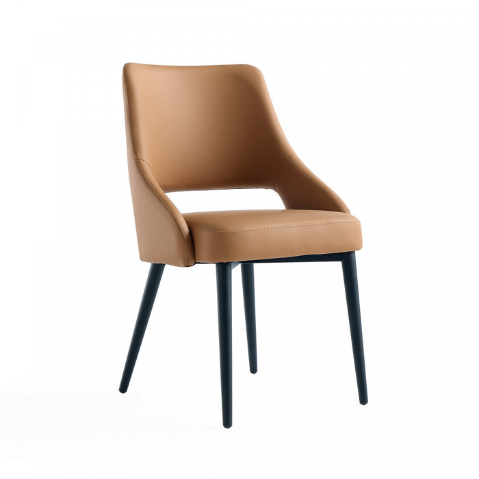 Tremont Modern 6-Piece Dining Chair Set in Saddle