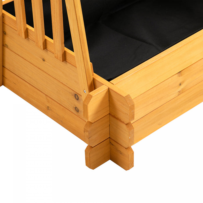 Outsunny 43\" X 26\" X 47'' Raised Garden Bed With Arbor Arch Trellis For Various Climbing Plant, Outdoor Garden Box For Vegetables, Herbs, Flowers