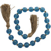 Glass 45\" L Beaded Garland - Dark Sky Blue