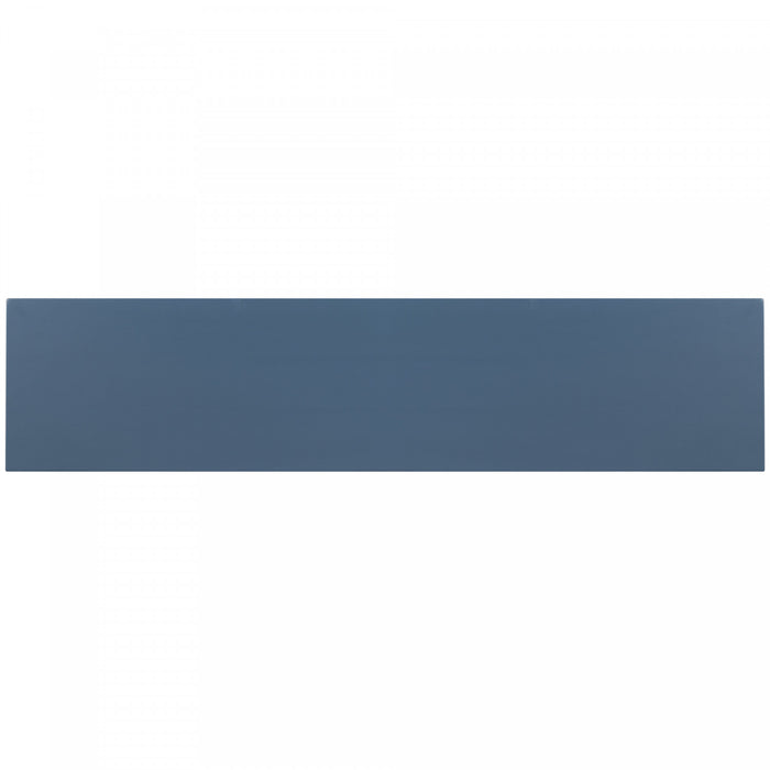 Ava 62.2'' Large Entryway Table with Drawers and Open Shelves,Navy Blue Sofa Table