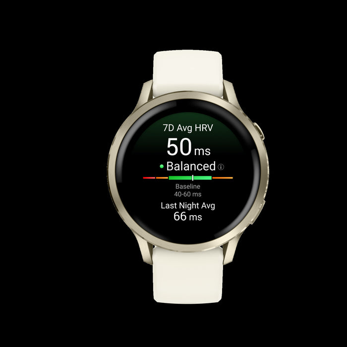 Garmin Venu 4 41mm Lunar Gold Fitness Smartwatch - Health Monitor, GPS Tracking, Sleep Coaching, Music Playback, Voice Calls, Long Battery Life