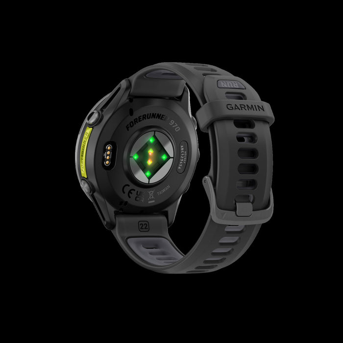 Garmin Forerunner 970 Smartwatch 47mm, Amoled, Carbon Gray Titanium, Gps Fitness Tracker, Running, Triathlon, 15-day Battery