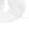 Ryley Glass Raindrop Table Lamp, Clear, 13.75"H | Ryley Lampe de table en verre motif gouttes de pluie, Transparent, 13,75 po H