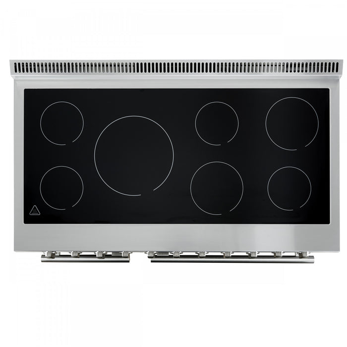 Forno Paolo 48 Inch Freestanding Electric Range, Stainless Steel, 6.7 cu.ft. - FFSEL6011-48