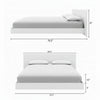 Satori Low Platform Full Bed Set | Lit plateforme bas Satori avec tete de lit Double
