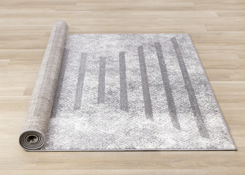 Covington Distressed Geometric Lines Indoor Area Rug - 6'7\" x 9'10\"