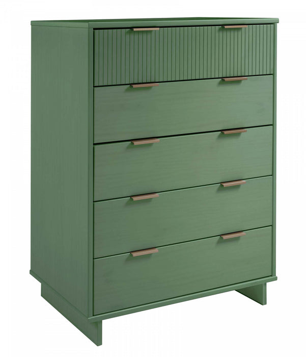 Granville Modern 2-Piece Dresser Set in Sage Green