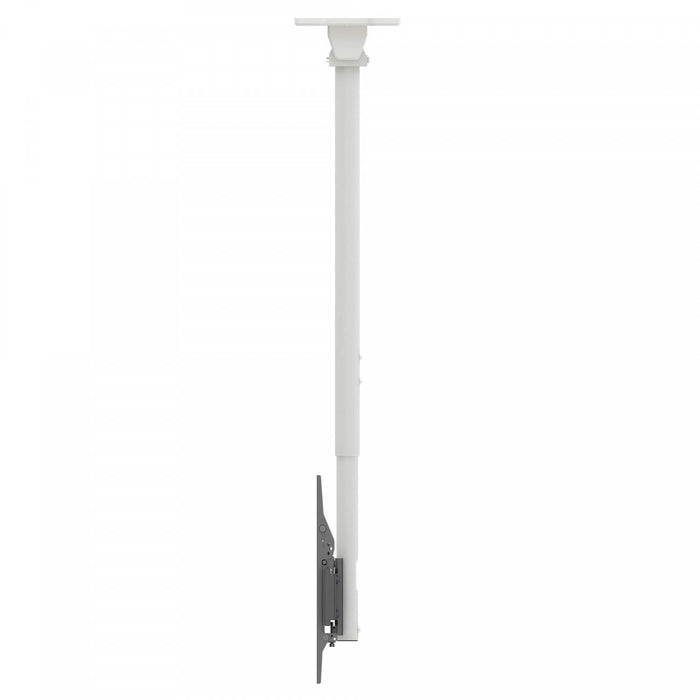 Kanto CM600 Height Adjustable Hanging Ceiling TV Mount for 40\" - 80\" TVs, White