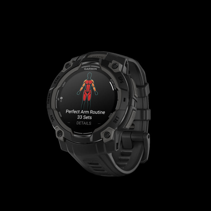 Garmin Instinct 3 Amoled Smartwatch 45 Mm - Rugged Military Spec 810, Compass, Barometric Altimeter 