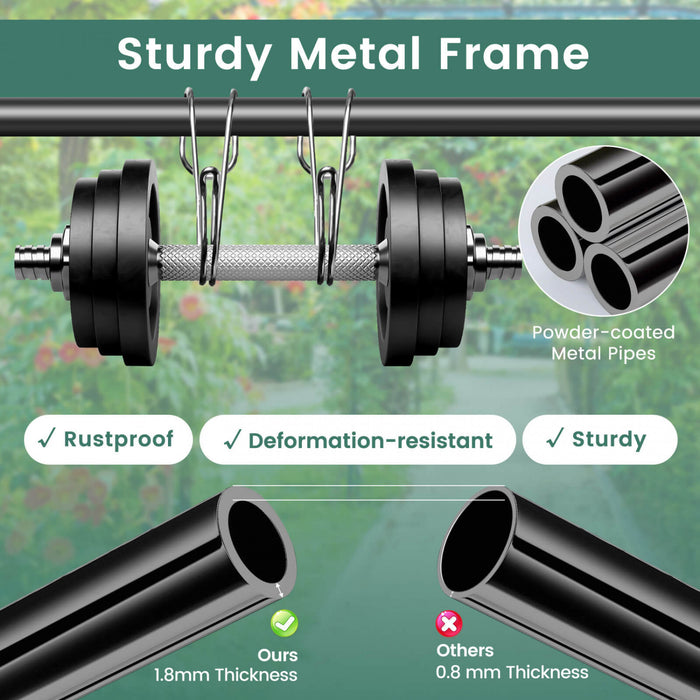 Costway Lawn Leveling Rake 42\" X 10\" Heavy Duty Level Lawn Tool For Garden Backyard/lawn Black