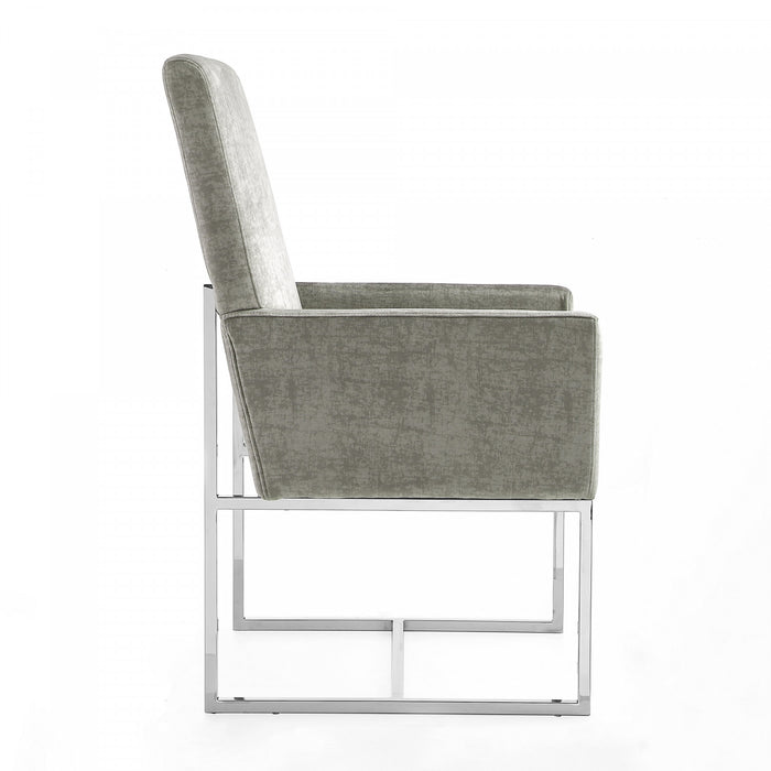Element Modern 6-Piece Dining Chair Set in Steel