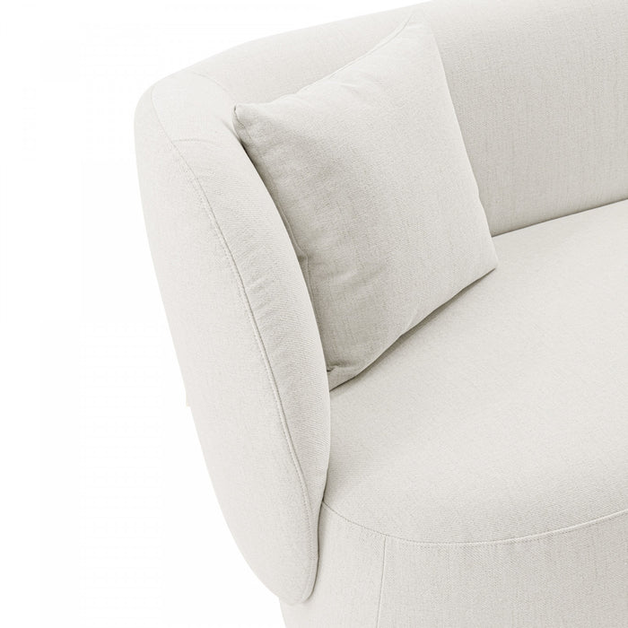 Siri Modern 2-Piece Sofa Set in Cream