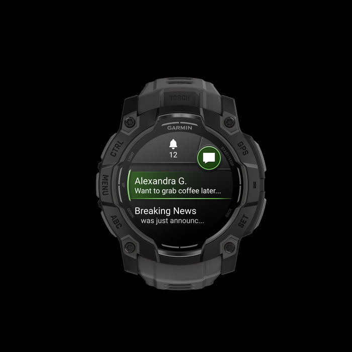 Garmin Instinct 3 Amoled Smartwatch 50 Mm - Rugged Militart Spec 810, Compass, Barometric Altimeter 