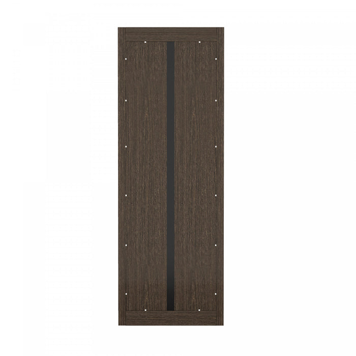 Rivington Modern 28\" Open Bookcase in Dark Walnut