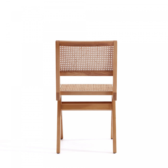 Hamlet Industry Chic Wood Dining Chair in Natural - Set of 4