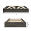 James Platform Bed Full Bed | Lit Plateforme James