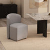 Hearth Contemporary Modern Upholstered Side Chair in Light Gray | Chaise d’appoint contemporaine moderne Hearth, rembourree, gris clair