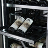 FORNO Abruzzo 48" Dual Zone Wine Cellar, 102 Bottles, 24 cu. ft,Stainless steel - FWCDR6611-48S | Cave a vin Abruzzo de 48" double zone, capacite de 102 bouteilles, 24 pi³, en acier inoxydable-FWCDR6611-48S