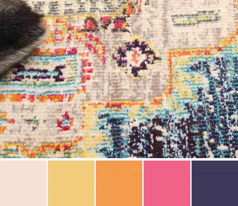 Lotus Navy Rug 8'0\" x 10'0\"