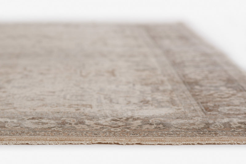 Selena Traditional 8'0\" x 10'0\" Area Rug in Grey Indoor Area Rug