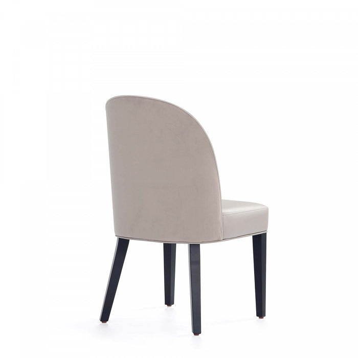 Hillman Modern 8-Piece Dining Chair Set in Light Gray