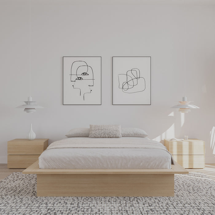 Malibu Bed Frame Queen Bed