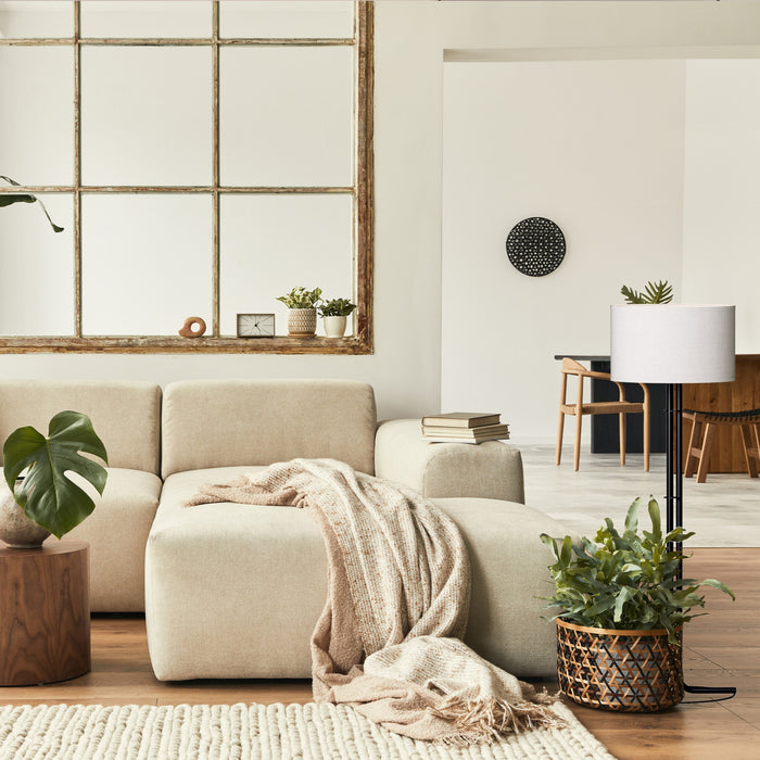 62\" Black Floor Lamp with Cylindrical Shade