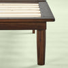 Bobbie Folding Wood Platform Bed - Full Size | Bobbie lit plateforme pliant en bois - Double