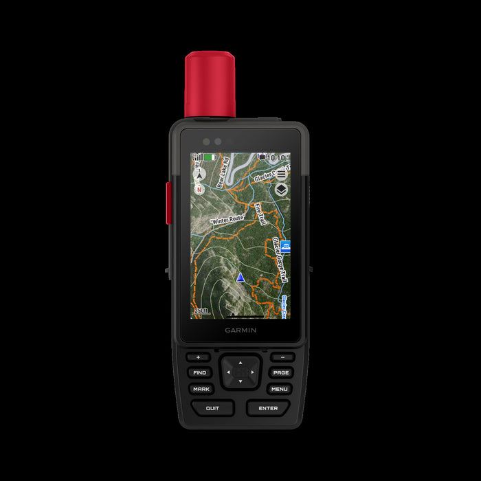Garmin GPSMAP H1i Plus Satellite Handheld with inReach - Adventure Communicator, SOS Messaging, Voice Control, Global Iridium Network, LiveTrack Sharing