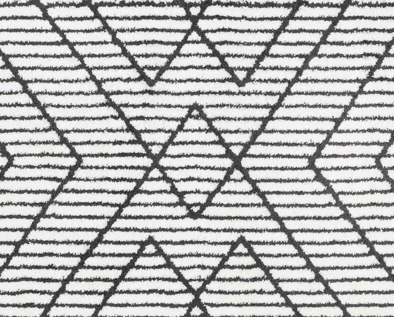 Sloane Contemporary 2'3\" x 7'6\" Runner Rug in Ivory Indoor Area Rug