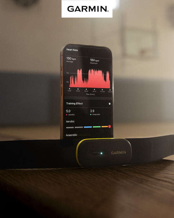 Garmin Hrm 600 Heart Rate Monitor Xs-s, Black/yellow, Running Dynamics, Fitness Tracker, 2-month Battery, Bluetooth, Ant+