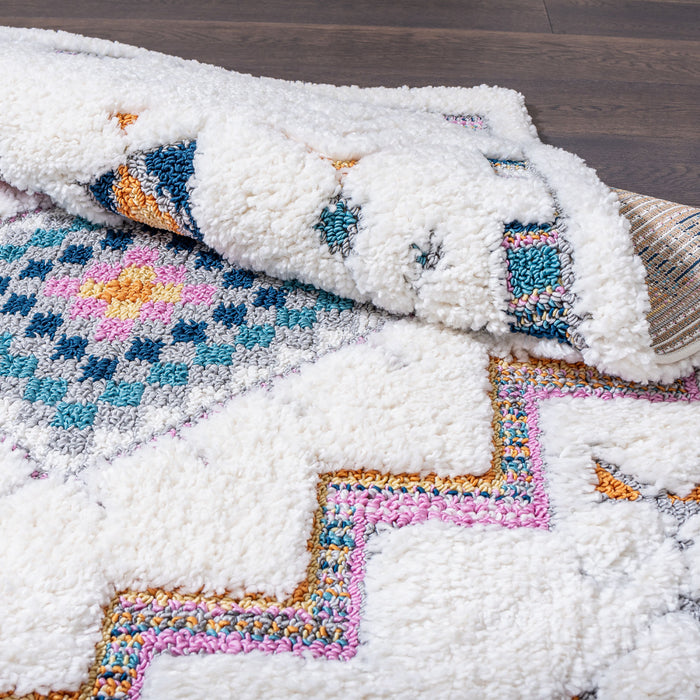 Lola Crown Shag Area Rug - 2'7\" x 8'