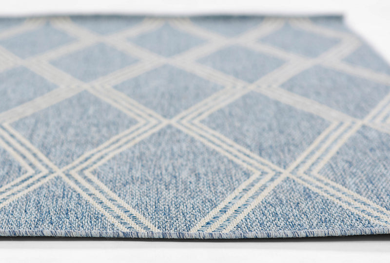 Cypress Transitional 5'3\" x 7'0\" Area Rug in Blue Indoor Area Rug