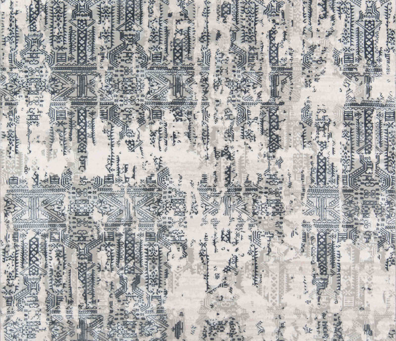 Claudia Traditional 7'9\" x 9'10\" Area Rug in Grey Indoor Area Rug