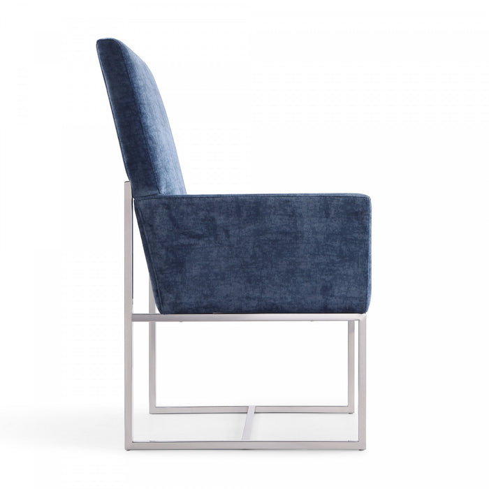 Element Modern 8-Piece Dining Chair Set in Blue