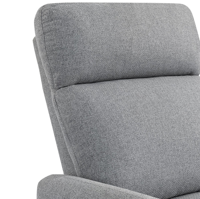 DHP Kai Linen Power Recliner Accent Chair with Massage and Heat - Dark Grey