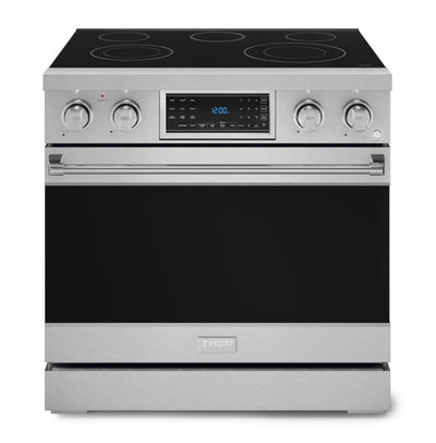 Gordon Ramsay Collection by Thor Kitchen 36" Freestanding Professional Electric Range with Tilt Panel Touch Control - RSE36|Cuisinière électrique amovible de style professionnel collection Gordon Ramsay de Thor Kitchen de 36 po - RSE36