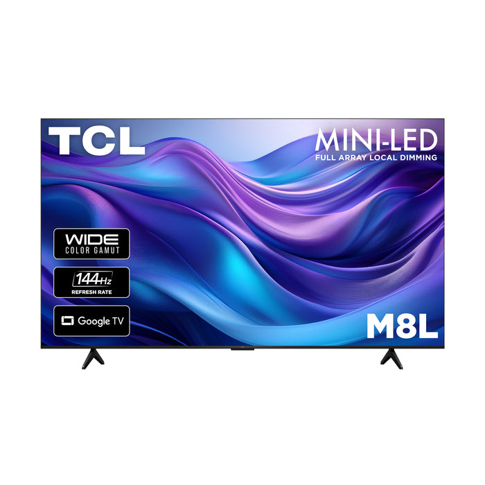 TCL 85\" M8L Series Mini-LED 4K UHD HDR Smart Google TV (85M8L) – 2026 Model
