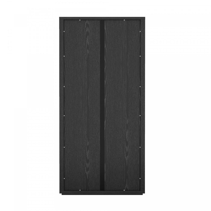 Rivington Modern 38\" Bookcase Cabinet in Black