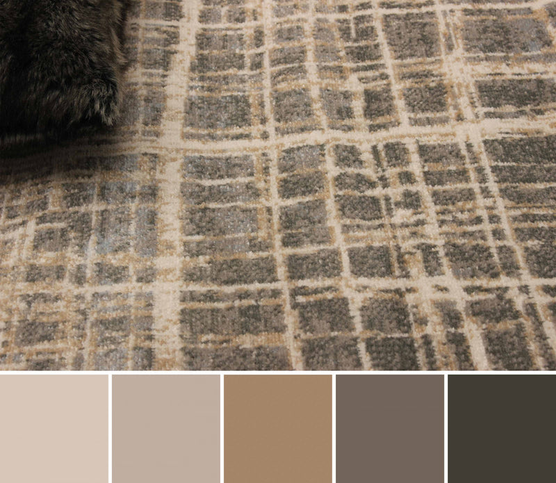 Lattice Grey Area Rug - 8'0\" X 10'0\"  