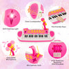 Costway 31 Key Kids Piano Keyboard Toy Toddler Musical Instrument w/ Microphone Pink