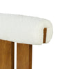 Sophia Indoor Modern Rubberwood Bar Stool Set of 4 with Supportive Backrest,White&Walnut | Sophia – Lot de 4 tabourets de bar modernes d’interieur en bois d’hevea avec dossier de soutien, coloris blanc et noyer