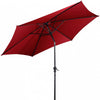 Costway 10ft Patio Umbrella Outdoor W/ 59 LBS Heavy-Duty Round Umbrella Stand