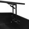Ethan Lift-Top Coffee Table with LED Lighting and Sliding Extendable Top,Black | Ethan table basse relevable – table avec eclairage LED et plateau coulissant extensible, noir