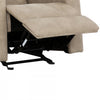 Denton 34 in. Faux Leather Manual Glider Recliner Chair - Taupe | Fauteuil inclinable manuel a mouvement coulissant Denton de 34 po en similicuir - Taupe